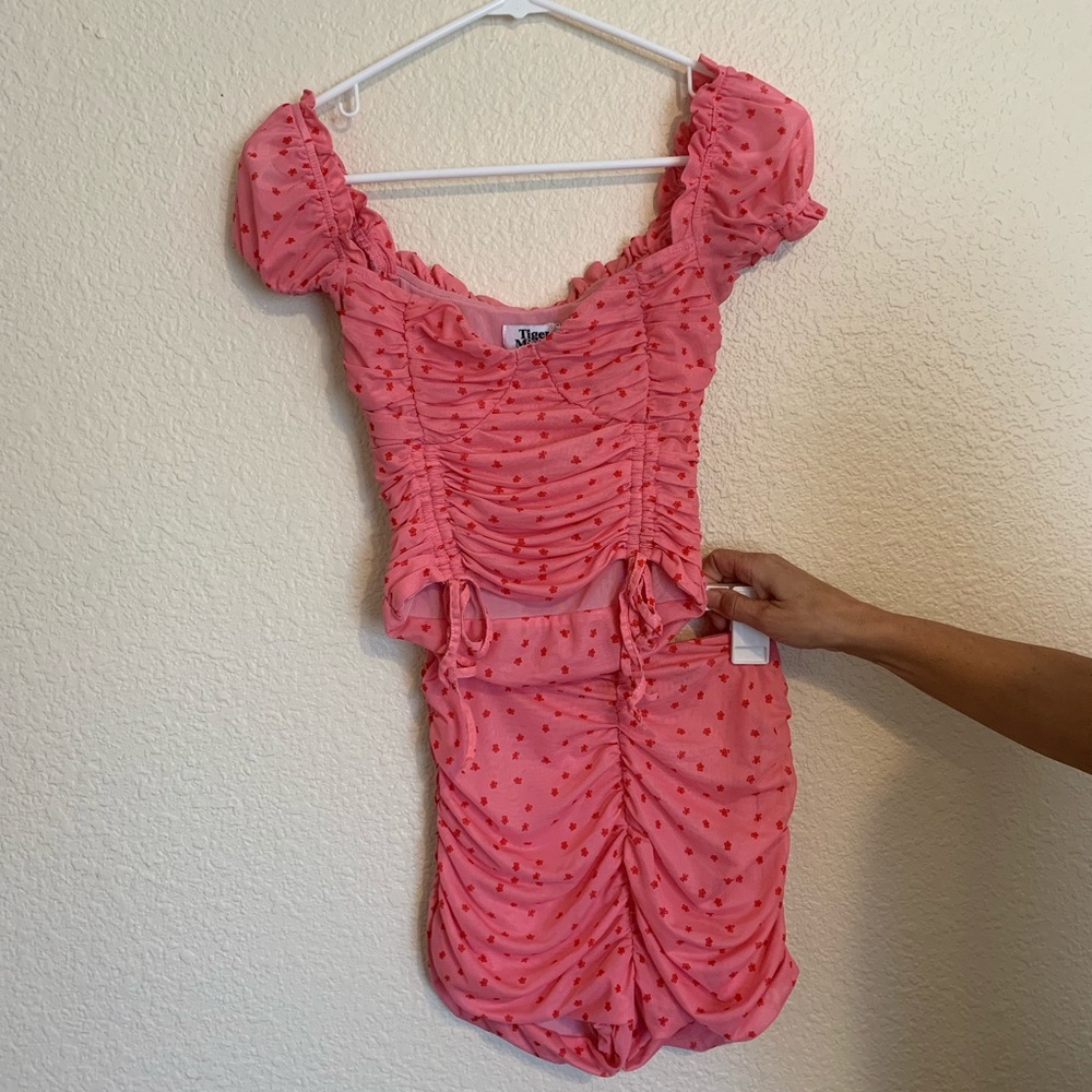 Tiger mist two piece mesh set